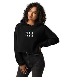 Antiques And Homes Crop Hoodie