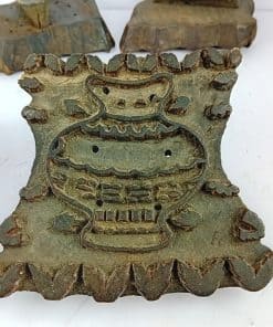 Alternative view of Indian Textile Printing Block - Set of 5 Early 20th Century