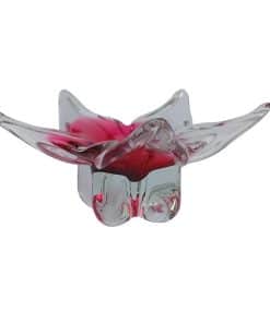 art glass bowl by josef hospodka