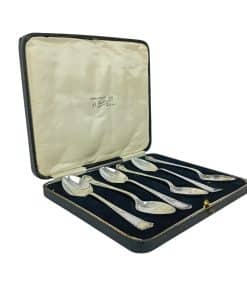 sterling silver teaspoons in acase with sheffield hallmarks 1931