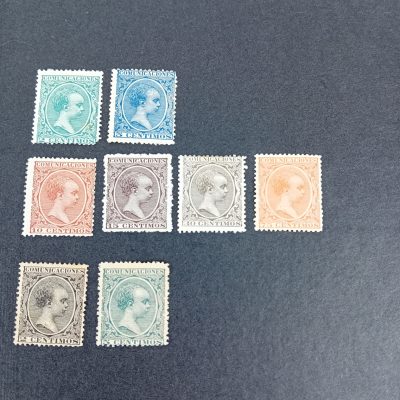 stamps of king alfonso x111