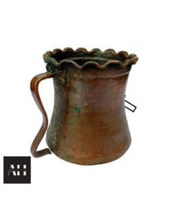 Alternative view of Antique Copper Tankard – 18th/19th Century French Measure?