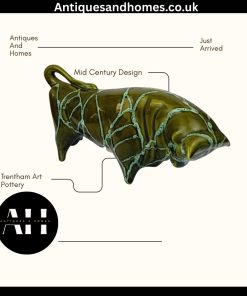 Alternative view of Trentham Art Pottery Bull – Colin Melbourne Design (1950s)