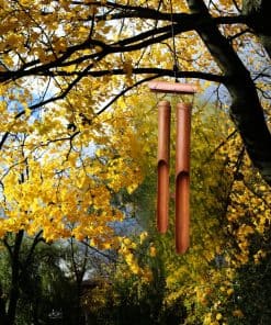 Alternative view of Bamboo Windchime - Natural finish with Big Tubes