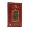 Image of Gothic Tarot Cards with guide book – Requiem Arcana set, Red Box, featuring skeletal illustrations by Vera Petruk with companion guidebook.