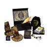 Image of Tarot Gift Set – Gold Foil Tarot with 78 gold foil cards, guidebook, pouch, mystical tools, card stands, and gold gift box.