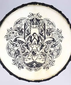 Alternative view of Hamsa Wide Top Djembe Drum - 22cm