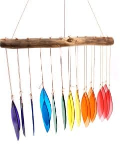 Alternative view of Rainbow Glass Chime - Assorted Colours