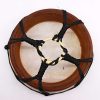20cm Mandala Pattern Shamanic Drum with goat skin surface, suar wood frame, and detailed mandala design for ritual or meditation.