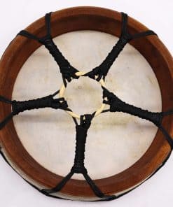 Alternative view of Hamsa Shamanic Drum with Two Sticks - 30cm