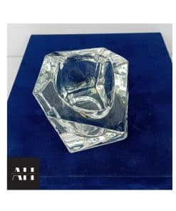 Alternative view of Daum Glass Mid-Century Crystal Ashtray — Signed, 1960s–70s