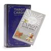 Image of Tarot Cards with Guide Book – Goddess Arcana set, including 78 goddess-themed tarot cards, guidebook, and elegant blue box.