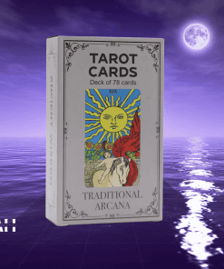 Alternative view of Traditional Tarot Cards with Guide Book – Arcana Set