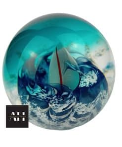 Alternative view of Ocean Racer Paperweight Caithness, Alastair MacIntosh , 2003