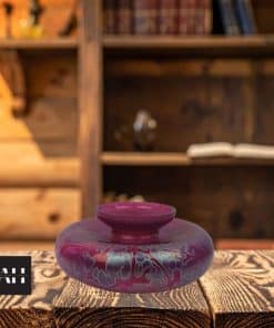 Alternative view of Michael Harris Vase, Squat Form by Royal Brierley, Studio Glass