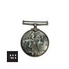 First World War Medal 1914–1918, solid silver WW1 service medal named to 46002 PTE F.D. Read North N.R.,