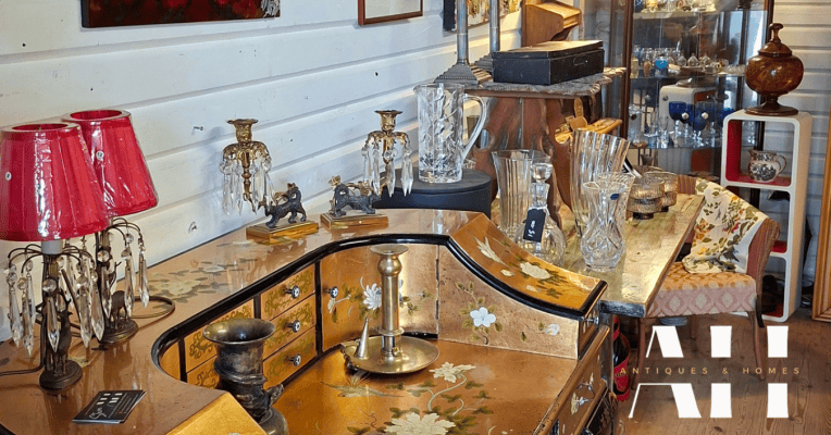 interior view of an antique shop in blofield - antiques and homes