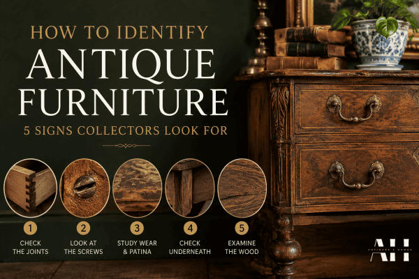 how to identify antique furniture using joints screws patina and traditional craftsmanship