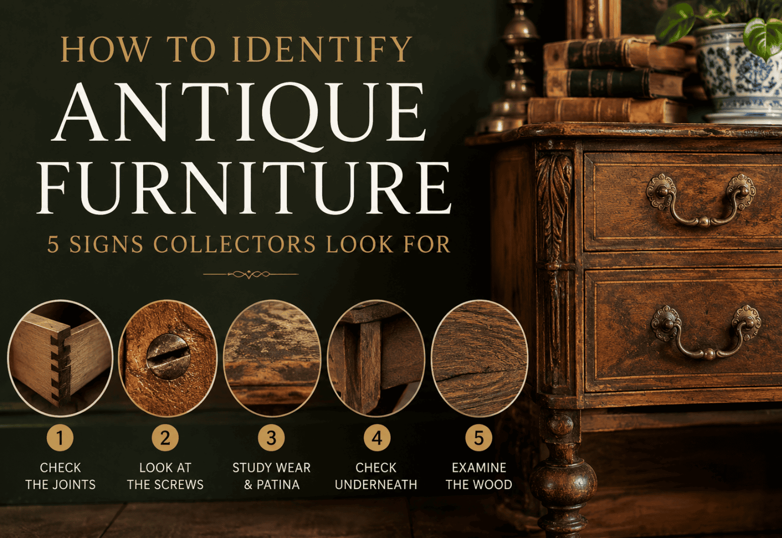 How to identify antique furniture: five signs collectors look for